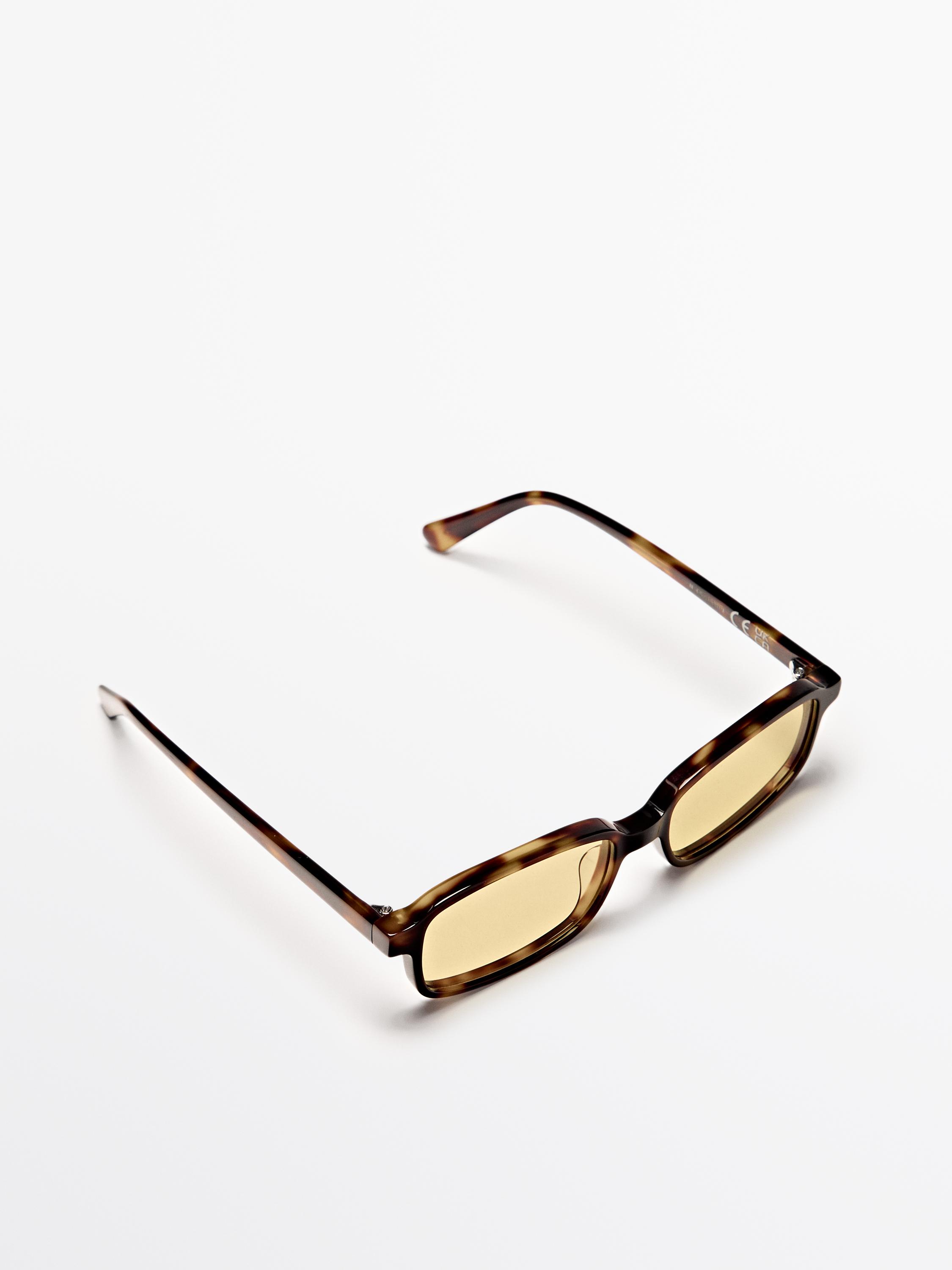 Small rectangular sunglasses